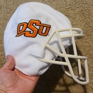 Oklahoma State University fan helmet